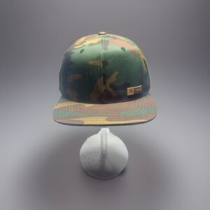YX VAIKI Camo Fitted Flat Bill Camouflage Baseball Ball Cap Hat - One Size